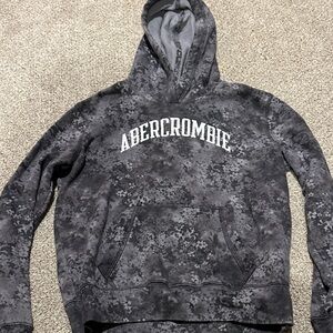 Abercrombie kids Gray Patterned Hoodie